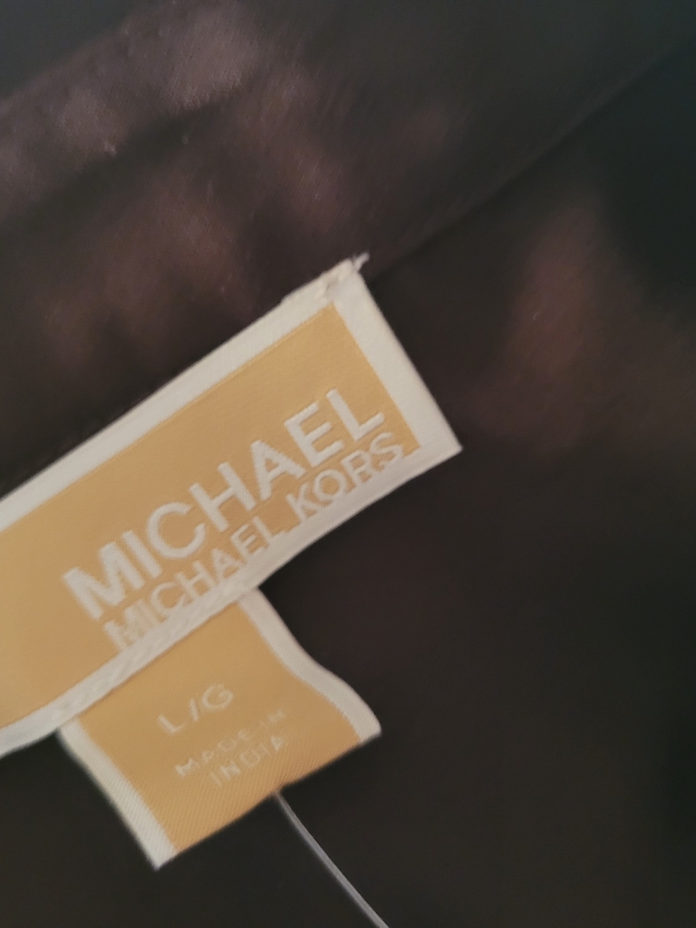 Michael Kors Sleeveless Button-Front Top in Dark Brown - Picture 4 of 9